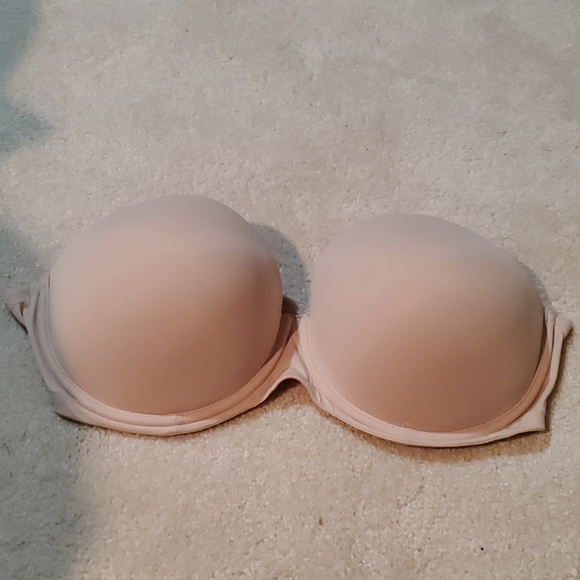 PINK strapless pushup bra - Picture 1 of 3